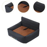 Maxbell Dog Car Seat Breathable Cat Car Seat for Small Medium Dogs Indoor Cats Bunny Black