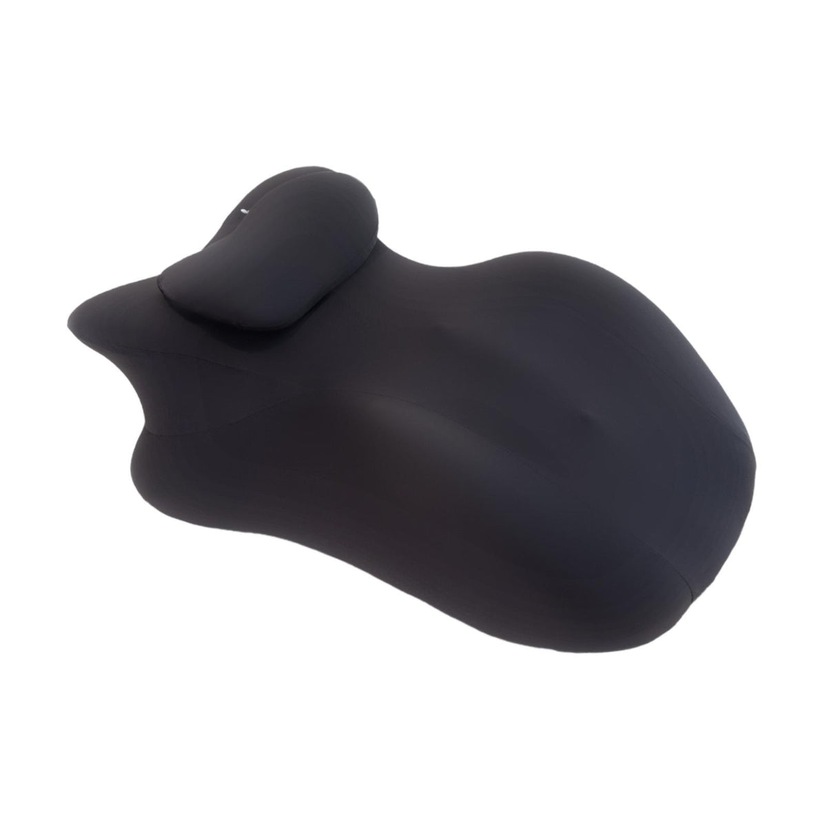 Maxbell Prone Pillow Headrest Memory Foam Wedge for Reading Back Neck Abdomen Adults Black