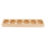 Maxbell 2 Pieces Wood Essential Oil Displaying Storage Rack Holders for 15ml Bottles