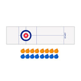 Tabletop Curling Game Set Portable Party Desktop Ice Hockey Table Board Game
