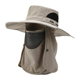 Maxbell Mens Fishing Cap Breathable Foldable Beach Cap for Hiking Gardening Climbing
