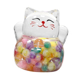 Maxbell Lucky Cat Figurine Home Decor Desktop Ornament for Entrance Shop Living Room