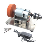 Maxbell Mini Belt Sander Low Noise Tool for Sharpening Metal Working DIY Woodworking