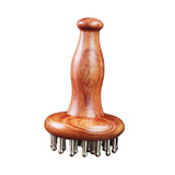 Maxbell Handheld Wooden Massager Ergonomic Manual Brush for Legs Traveling Women Men