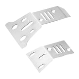 Maxbell 2x RC Metal Front Chassis & Rear Chassis Metal for 1:14 Scale Model Vehicles