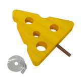 Maxbell Bird Perch Stand Toy Decorative Cage Accessories for Conure Cockatoo Budgies Triangle