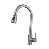 Maxbell Kitchen Faucet with Pull Down Spray Waterfall Kitchen Sink Faucet for Camping 3 gears silvery