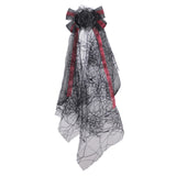 Maxbell Halloween Headdress Artificial Rose Headband for Role Playing Bride Carnival Style C Hair Comb