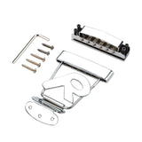 Maxbell Guitar Tailpiece Bridge Set with Wrench Screws for Electric Guitar Accessory