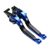 Maxbell Folding Clutch Levers Brake Handles for Bajaj Pulsar 200 RS Dominar 400 Blue Black