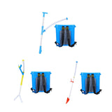 Maxbell Manual Fertilizer Spreader Fertilization Tool 25L for Corn Fruit Trees Height Adjustable