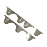 Maxbell Stoves Counter Cover Adjustable Side Filler for Dining Room Hotel Countertop silver