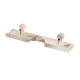 Maxbell Bathroom Shelf No Drill Elegant Bathroom Organizer for Apartment Toilet Dorm White