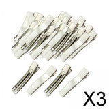Maxbell 3x50 Pieces Alligator Hair Clips Flat Hair Styling Accessories or DIY Projects