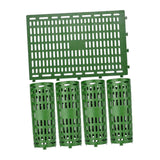 Maxbell 5Pcs Expandable Plant Cover Garden Lawn Saplings Tree Trunk Guard Protectors Green