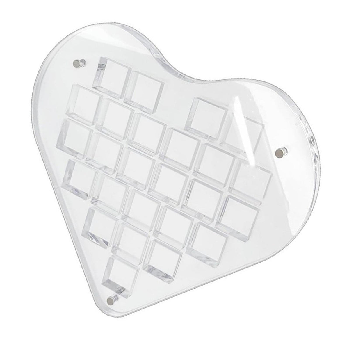 Maxbell Magnetic Seashell Box Clear Seashell Storage Box for Nail Trinket Bead Charm
