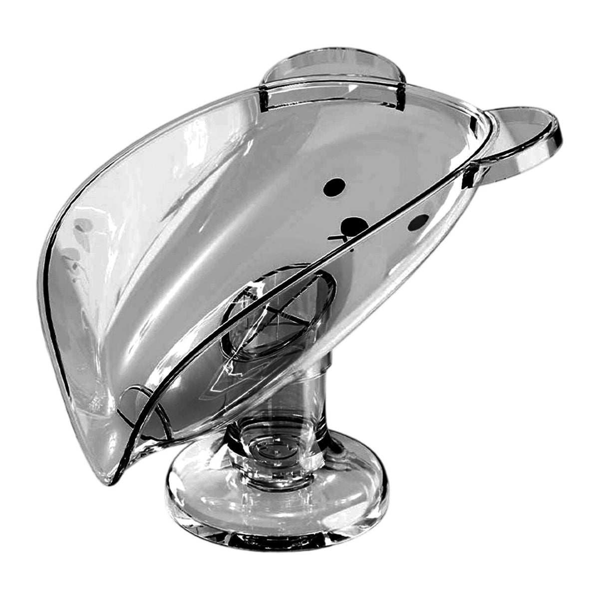 Maxbell Soap Holder Self Draining Fast Drying Stable Soap Dish for Tub Hotel Kitchen Grey