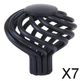 Maxbell 7xBirdcage Twist Spiral Cabinet Drawer Closet Door Handle Pull Knob 34x35mm