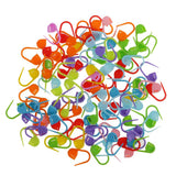 Maxbell 18pcs Wood Circular Knitting Needles Colorful Tube with 100 Stitch Markers
