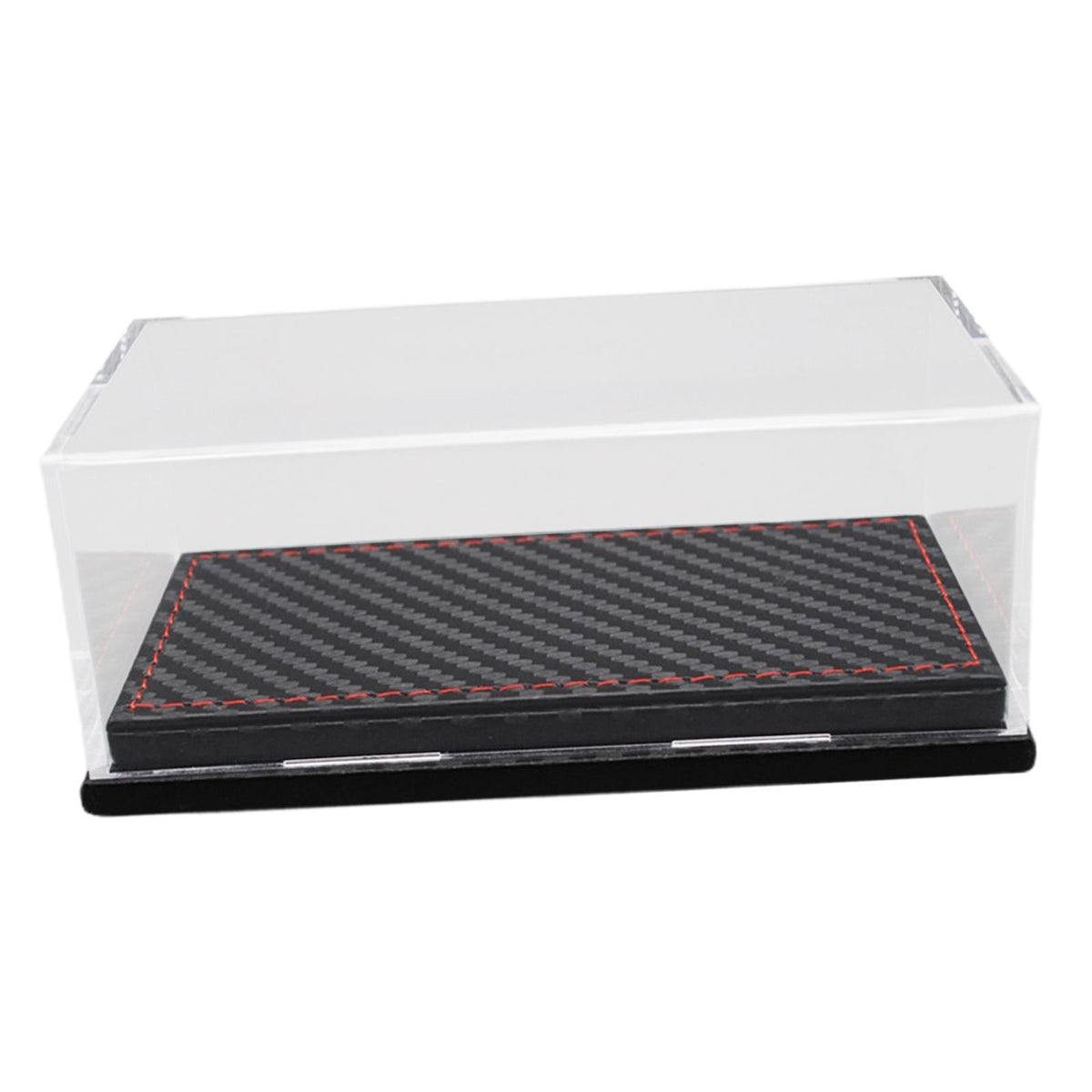 Maxbell Acrylic Display Case Collectible with Base for 1:64 Action Figures Cosmetics black base B