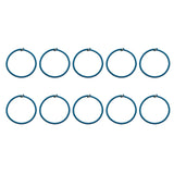 Maxbell 10x Trampoline Elastic Rope Replacement Round Wear Resistant 8mm Bungee Rope black