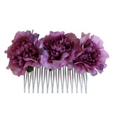 Maxbell 2 Pieces Carnation Flower Comb Clip Stylish Hair Pins Wedding Accessories