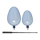 Maxbell 2Pcs Fishing Baiting Casting Spoons Tool Enthusiasts Nonslip Throwing Spoons With White