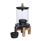 Maxbell Ceramic Backflow Incense Burner Feng Shui Incense Holder for Home SPA Office
