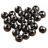 Maxbell 50 Pieces Tungsten Slotted Beads Fly Tying Beads Nymph Head Ball Beads 2.4mm