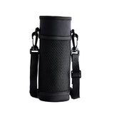 Maxbell Insulated Bottle Sleeve Phone Holder with Strap Neoprene Material Black