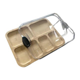 Maxbell Bamboo Cutting Board Snack Fruit Tray for Bridal Shower Charcuteries New Home