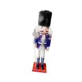 Maxbell Christmas Nutcracker Ornament Christmas Figure for Xmas Christmas Decoration blue