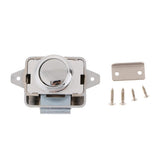 Maxbell Push Button Latch Catch Lock For RV Boat Drawer Cupboard Cabinet Door Sliver - Aladdin Shoppers