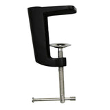 Metal Adjustable Arm Desk Clamp Table Lamp Clip Holder Stand Black