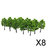 Maxbell 8x20x Model Trees Scenery 1:100 HO Scale Tree Landscape Layout Green