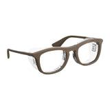 Maxbell Eyes Glasses Frame for Dry Eyes Classic Eyeglasses for Leisure Holiday Adult Brown