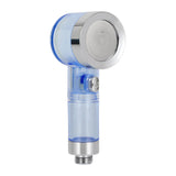 Maxbell Handheld Sprayer Bath Hotel Spraying Head High Pressure Filtered Shower Head Clear Blue