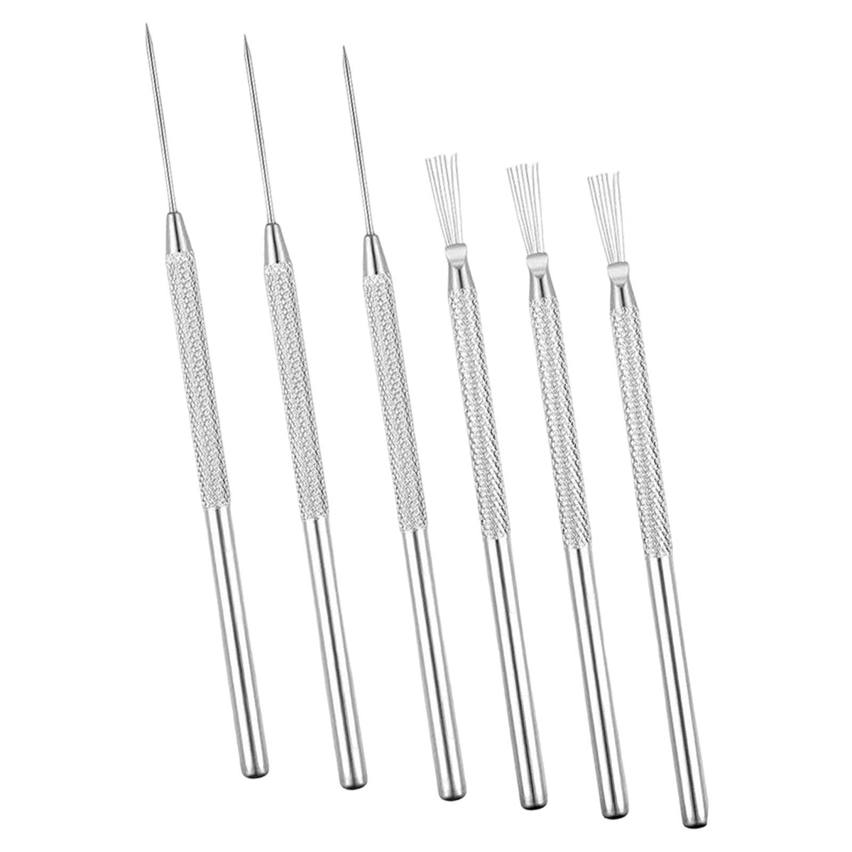 Maxbell 6Pcs Clay Pin Tools Pottery Sculpting Tools for Ceramics Claywork DIY Crafts