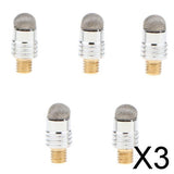 Maxbell 3x5 Pieces 2 in 1 Replacement Fiber Tips for Capacitive Stylus Pens Dia 6.0mm