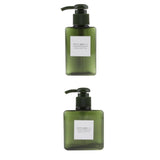Maxbell 2pcs Foaming Soap Pump Dispenser Cosmetic Container Bottle 100ml 250ml Green