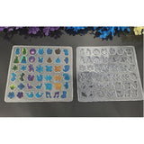 Maxbell Clear Assorted Shapes Women Earring Silicone Mold for Cake Decorating, Crafting, Polymer Clay, Resin Casting,Jewelry Making Tool Moulds - Aladdin Shoppers