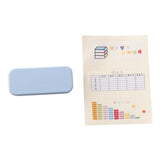 Maxbell 1/12 Dollhouse Pencil Box Craft Collections Dioramas Model Train Accessories blue B