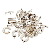 2 x 26 English Letter Metal Rivets Claw Studs for Bags Clothes Hats Decor