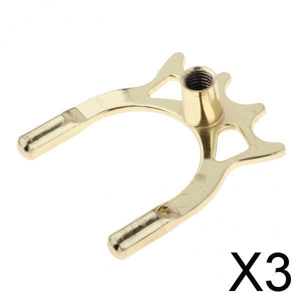 Maxbell 3xGalvanized Billiard Pool Cue Bridge Head Snooker Spider Cross Head