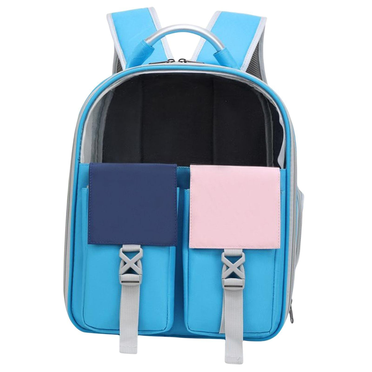 Maxbell Maxbell Pet Cat Carrier Backpack Dog Travel Bag Shoulder Strap for Kitten Kitty blue