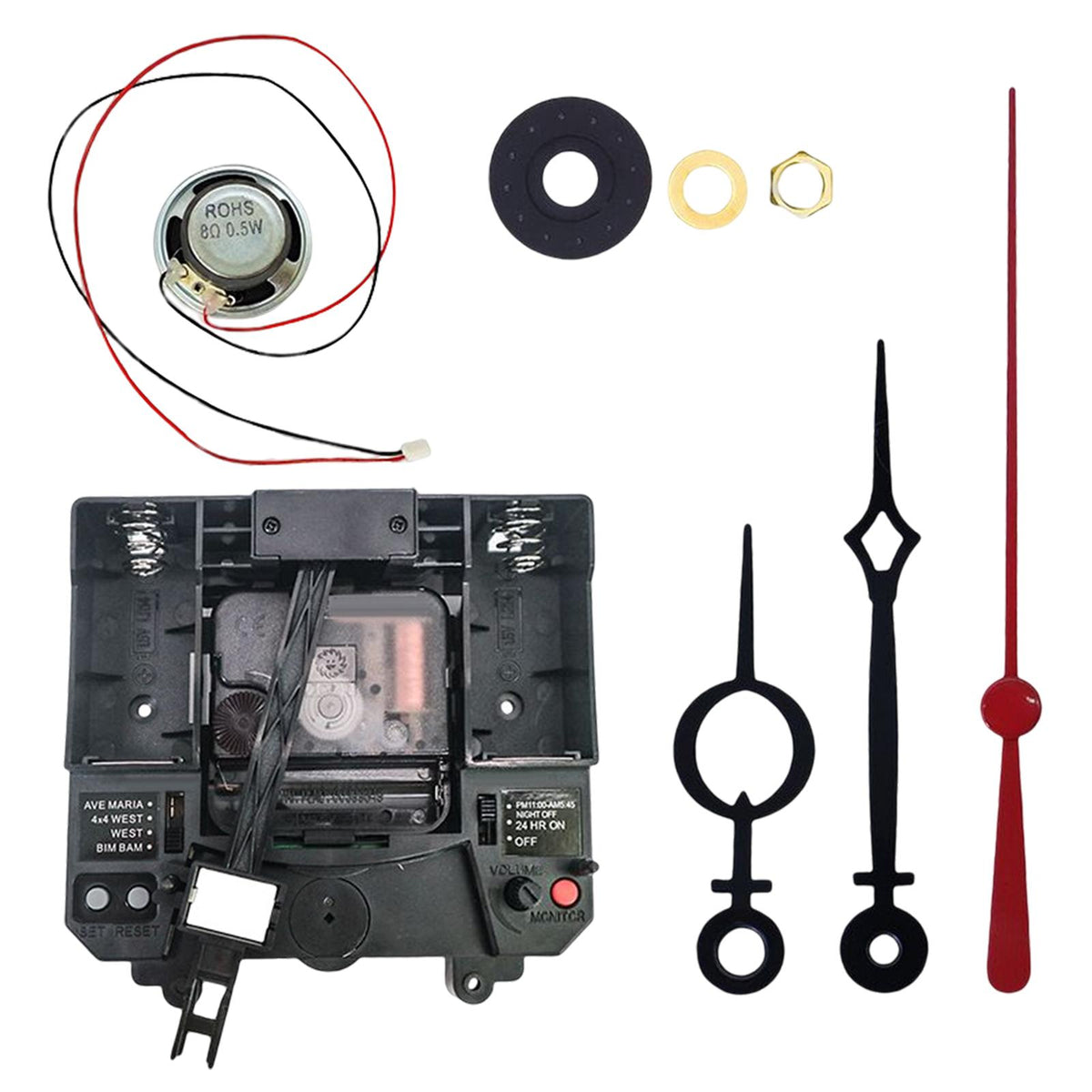 Maxbell Maxbell Quartz Pendulum Clock Movement Replacement Repair Accessories  Style C