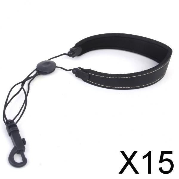 Maxbell 15xAdjustable Padded Sax Saxophone Neck Strap with Snap Hook Black
