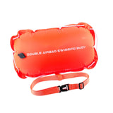 Maxbell Swim Buoy Float for Open Water Swimmers with Belt for Camping Fishing Hiking orange