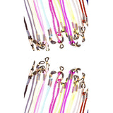Maxbell 2x Set of 12pcs Multicolor Eyeglass Holder Nylon Cord Glasses Neck Strap