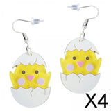 Maxbell 4xCute Easter Earrings Dangle Earrings for Girls Teens Valentine’S Day Gifts Chicken
